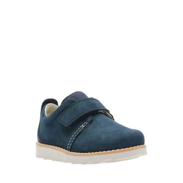 Clarks Boys Crown Park Toddler Casual Shoes Navy | CA-6527381